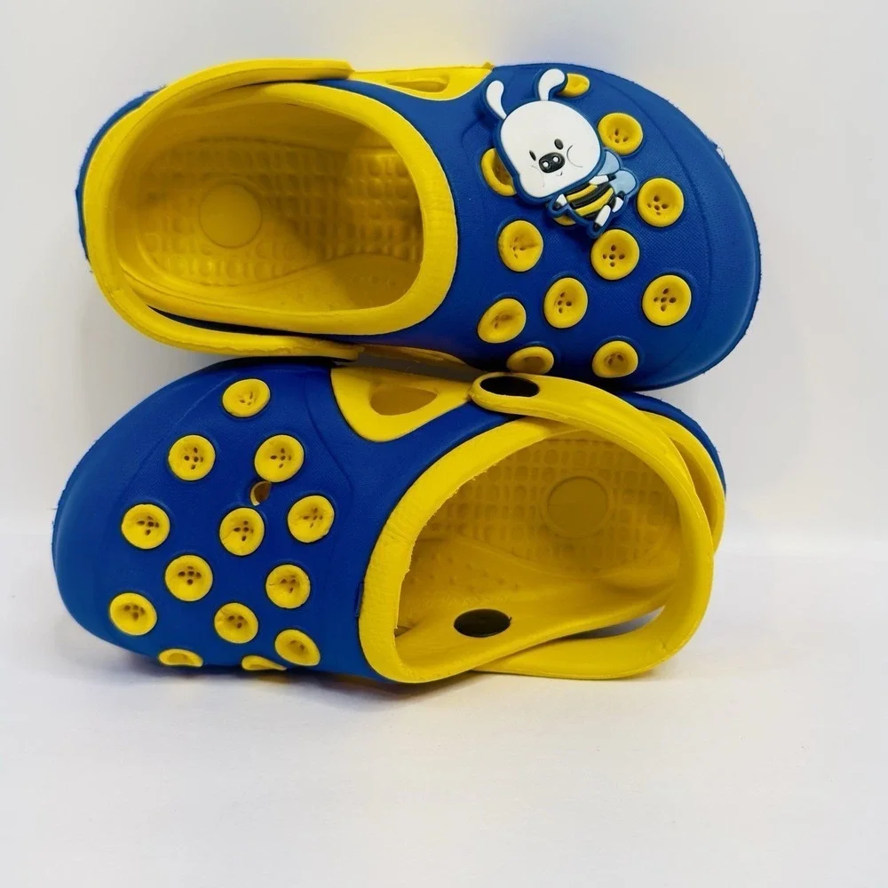 Toddler Garden Clogs Slip-On Casual‎ Two-tone Slipper Sandals